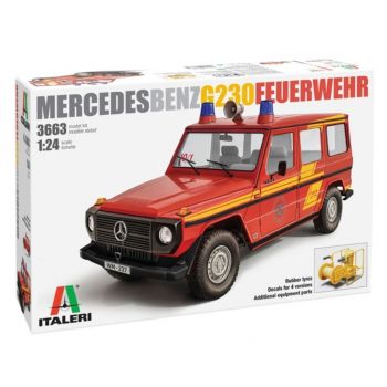 Italeri - 1/24 Mercedes G230 Feuerwehr (1/22) *ita3663s