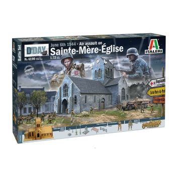 Italeri - 1/72 BATTLE OF NORMANDY SAINTE-MERE-EGLISE 1944