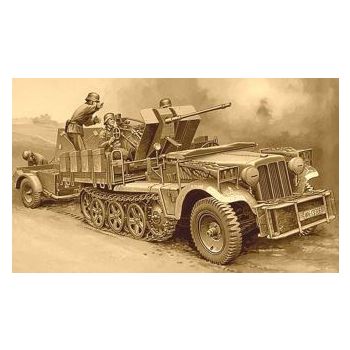 Italeri - 1/35 SD.KFZ 10/4 WITH FLAK 30 AND CREW (01/25) *