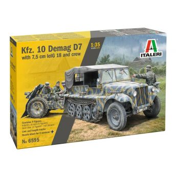 Italeri - 1/35 SD.KFZ. 10 DEMAG W/LE. IG18 AND CREW (2/23) *