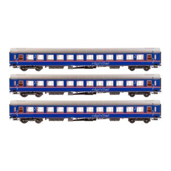 Jagerndorfer - 1/160 N 3 TLG UIC-X LIEGEWAGEN NIGHTJET DESIGN (9/24) *