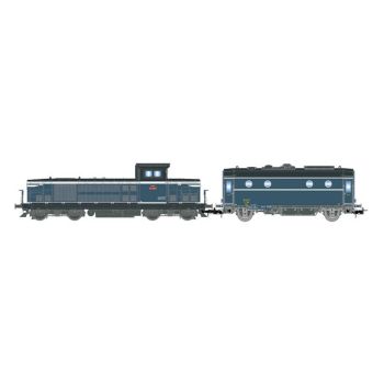 Jouef - 1/87 SNCF BB 66013 WIT/BLAUW + KETEL, DCC SOUND