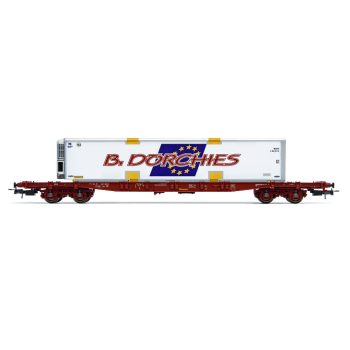 Jouef - 1/87 TOUAX, 4-AXLE CONT. WAGON S70 “ B. DORCHIES” (05/25)*