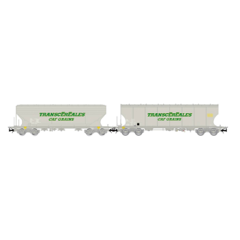Jouef - 1/87 SNCF, 2-PACK WAGONS""TRANSCEREALES–CAF"" (08/25)*