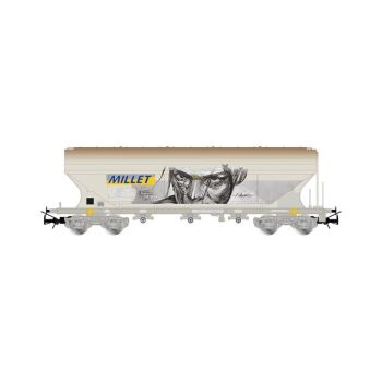 Jouef - 1/87 SNCF GRAANHOPPER MILLET MET GRAFFITI, EP V