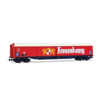Jouef - 1/87 SNCF HABIS SCHUIFWANDWAGEN KRONENBOURG, EP IV