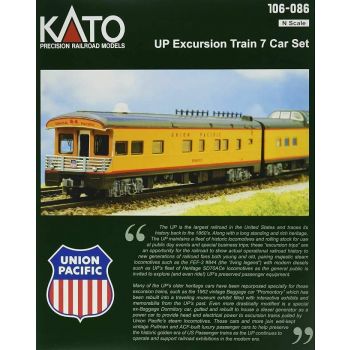 Kato - 1/160 7er Set Personenwagen Up/excursion Train V-vi (?/22) *kat-k106086