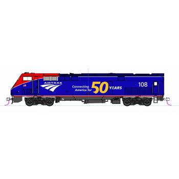 Kato - 1/87 Diesellok Ge P42 Amtrak Vi #108 50th An. Ph.vi (?/22) *kat-k376115