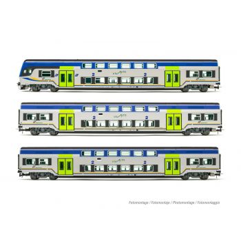 Lima - Fs Trenitalia 3-p Vivalto Coaches Dpr Old Vivalto (12/22) *lim-hl5056