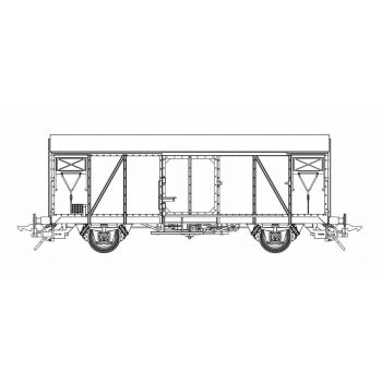Lenz - 1/45 BAHNDIENSTWAGEN GLS 205 DB EP.4 NR. 945 5 724-3