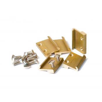 Massoth - RAIL CLAMPS G SCALE BRASS 19MM 50/PACK