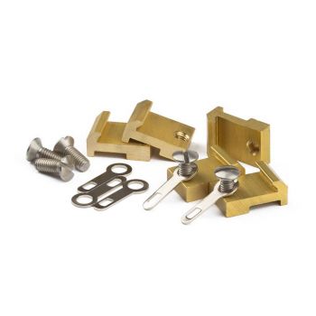 Massoth - RAIL CONNECTION CLAMPS G SCALE BRASS 9MM 20/PACK