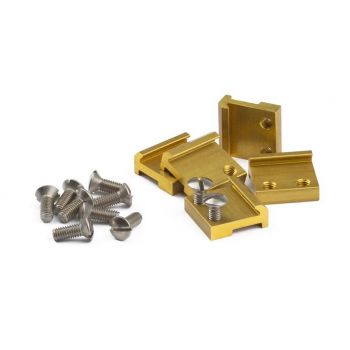 Massoth - RAIL CLAMPS G SCALE BRASS 15MM 50/PACK