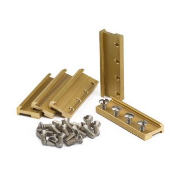 Massoth - RAIL CLAMPS G SCALE BRASS 39MM 20/PACK