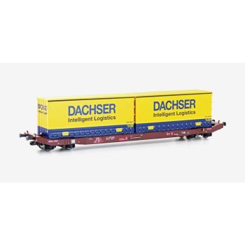 Mehano - 1/87 CONTAINERWAGEN SGKKMS 698 DB CARGO, DACHSER (?/25) *
