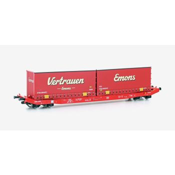 Mehano - 1/87 CONTAINERWAGEN SGKKMS 698 DB CARGO, EMONS (?/25) *