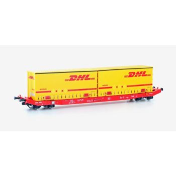 Mehano - 1/87 CONTAINERWAGEN SGKKMS 698 DB CARGO, EP.VI, DHL (?/25) *