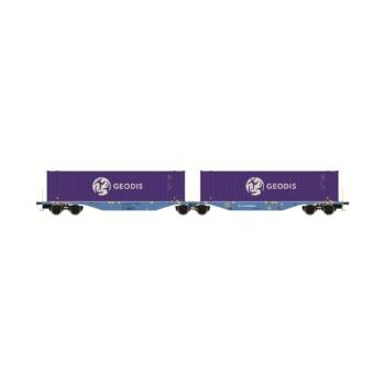 Mehano - CONTAINERWAGEN SGGMRSS'90 EUROWAGON, EP.VI
