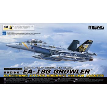 Meng Model - 1/48 EA-18G GROWLER ELECTRONIC ATTACK – YELLOW JACKETS