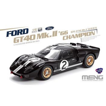Meng - 1/12 Ford Gt 40 Mkii 1966 Coloriert Rs-003 (3/22) *mers-003