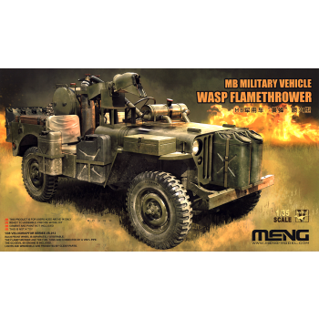 Meng Model - 1/35 MB MILITARY VEHICLE WASP FLAMETHROWER JEEP VS-012