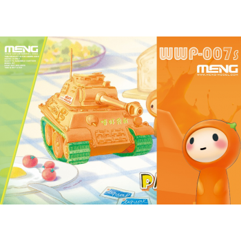 Meng Model - PANTHER ORANGE WITH FIGURE WWP-007S