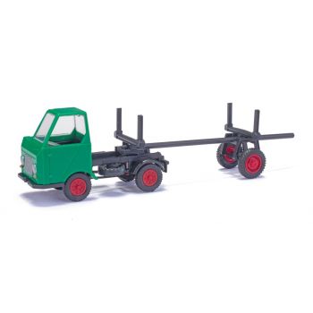 Mehlhose - 1/87 MULTICAR M22 NACHLAUFER GRUN/SCHWARZ H0