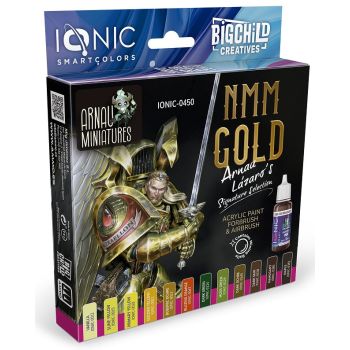 Ammo Mig Jimenez - IONIC NMM GOLD ARNAU LAZARO GOLD SET 12 JARS 20ML