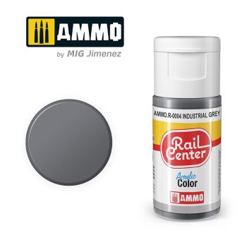 Ammo Mig Jimenez - RAIL CENTER ACRYLIC INDUSTRIAL GRAY 15ML