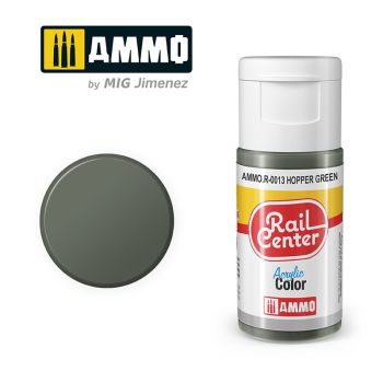 Ammo Mig Jimenez - RAIL CENTER ACRYLIC HOPPER GREEN 15ML