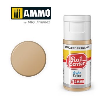 Ammo Mig Jimenez - RAIL CENTER ACRYLIC OCHER SAND 15ML