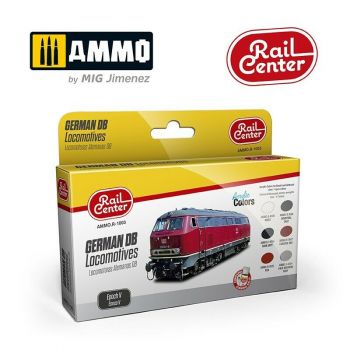 Ammo Mig Jiminez - GERMAN DB LOCOMOTIVES EP V 15ML 6 JARS