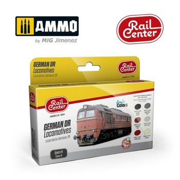 Ammo Mig Jiminez - GERMAN DR LOCOMOTIVES EP IV 15ML 6 JARS