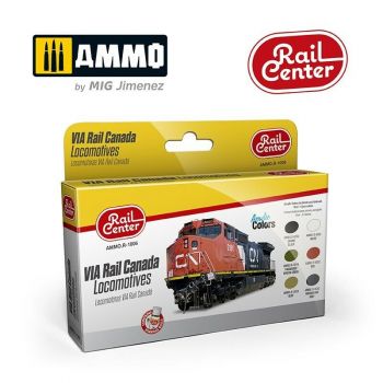 Ammo Mig Jiminez - VIA RAIL CANADA LOCOMOTIVES 15ML 6 JARS