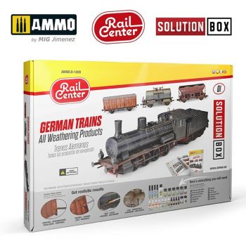 Ammo Mig Jiminez - SOLUTION BOX RAIL CENTER #01 GERMAN TRAINS WEATHERING