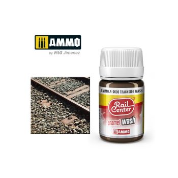 Ammo Mig Jimenez - RAIL CENTER WASHES TRACKSIDE WASH 35ML