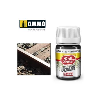 Ammo Mig Jimenez - RAIL CENTER PIGMENTS POLISHED METAL 35ML