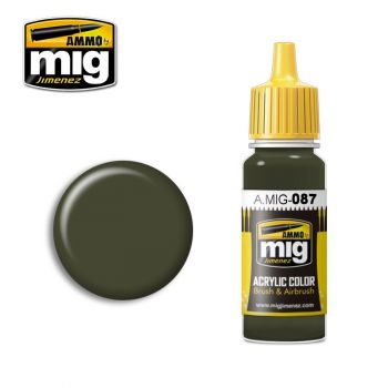 Ammo Mig Jimenez - ACRYLIC COLOR RAL 6014 YELLOW OLIVE JAR 17ML **