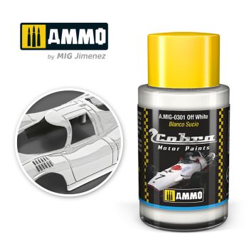 Ammo Mig Jimenez - COBRA MOTOR PAINTS OFF WHITE 30 ML