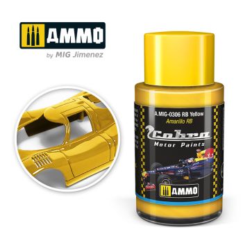 Ammo Mig Jimenez - COBRA MOTOR PAINTS RB YELLOW 30 ML