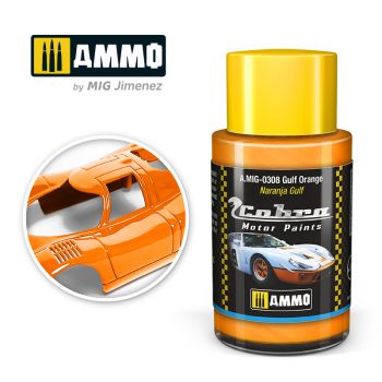 Ammo Mig Jimenez - COBRA MOTOR PAINTS GULF ORANGE 30 ML