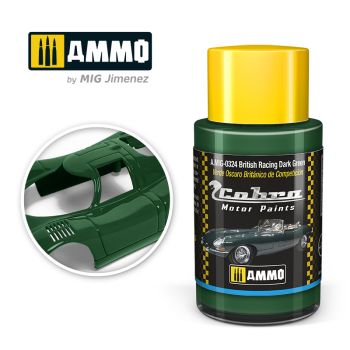 Ammo Mig Jimenez - COBRA MOTOR PAINTS BRITISH RACING DARK GREEN 30 ML