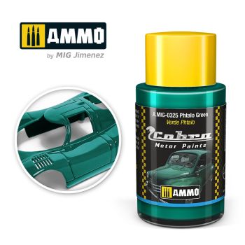 Ammo Mig Jimenez - COBRA MOTOR PAINTS PHTALO GREEN 30 ML