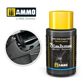 Ammo Mig Jimenez - COBRA MOTOR PAINTS CARBON FIBRE 30 ML