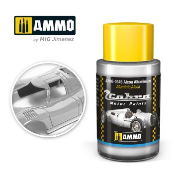 Ammo Mig Jimenez - COBRA MOTOR PAINTS ALCOA ALLUMINIUM 30 ML