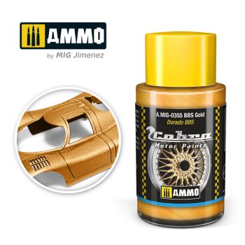 Ammo Mig Jimenez - COBRA MOTOR PAINTS BBS GOLD 30 ML