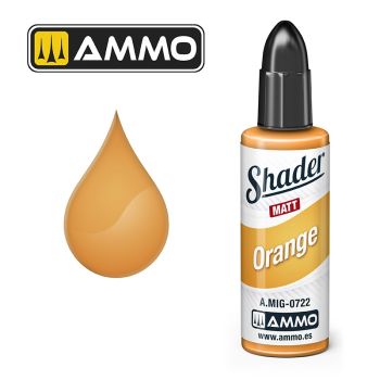 Ammo Mig Jimenez - SHADER MATT ORANGE JAR 10ML