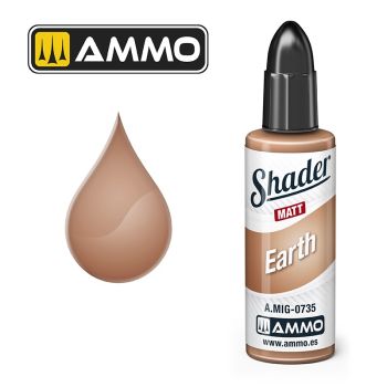 Ammo Mig Jimenez - SHADER MATT EARTH JAR 10ML