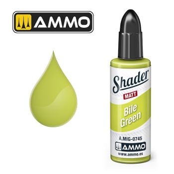 Ammo Mig Jimenez - SHADER MATT BILE GREEN JAR 10ML