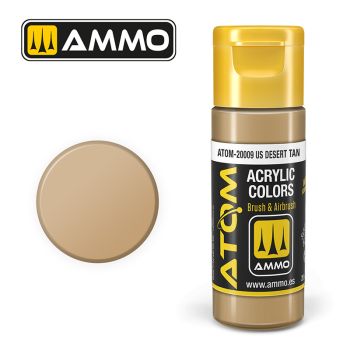 Ammo Mig Jimenez - ATOM ACRYLIC COLOR US DESERT TAN 20 ML